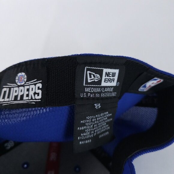 Los Angeles Clippers Hat Cap Fitted Mens Large Blue NBA Basketball New Era Poly - Picture 5 of 6